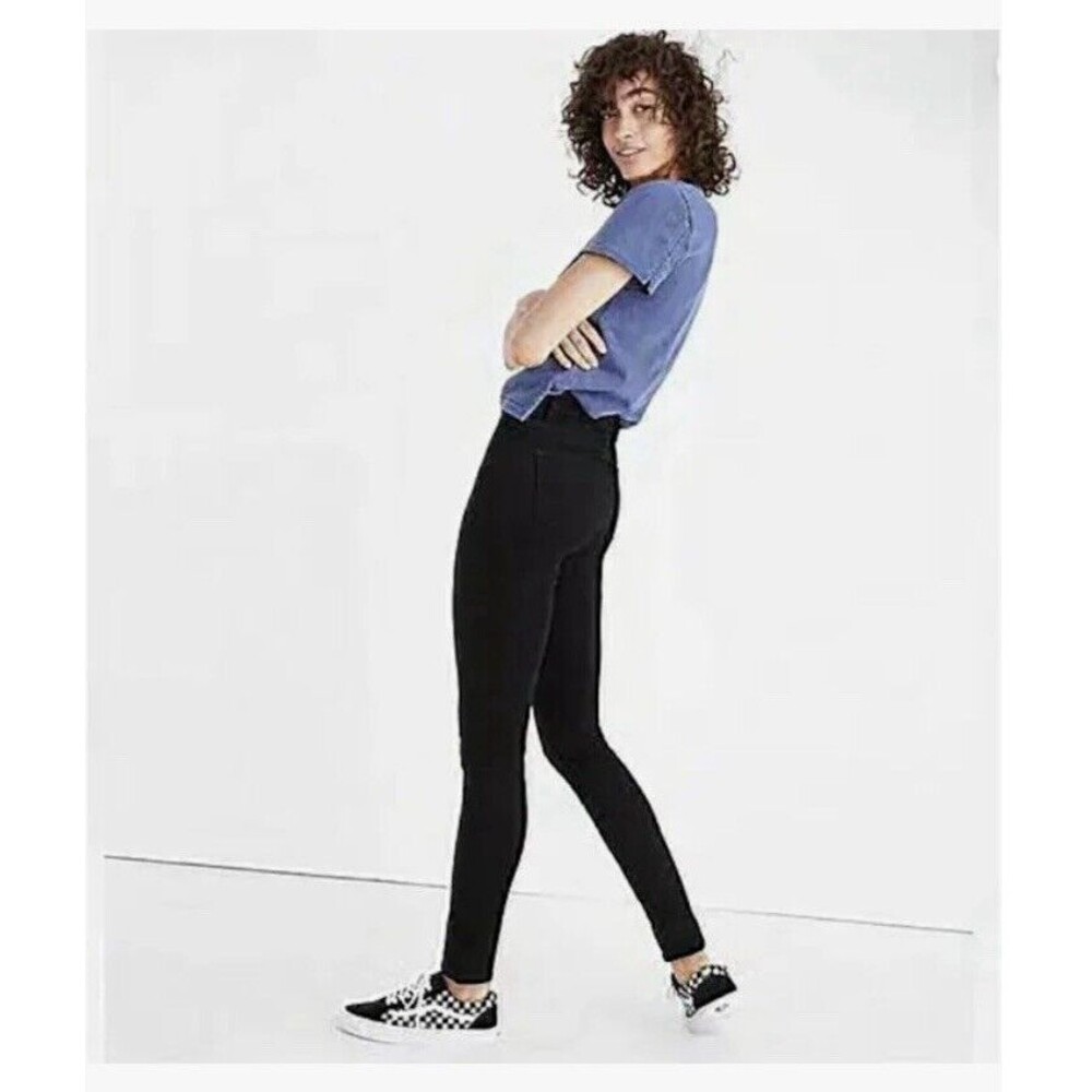 Madewell Roadtripper High-Rise Women's Black Stretch Denim Jeans Size 24 - Picture 5 of 14